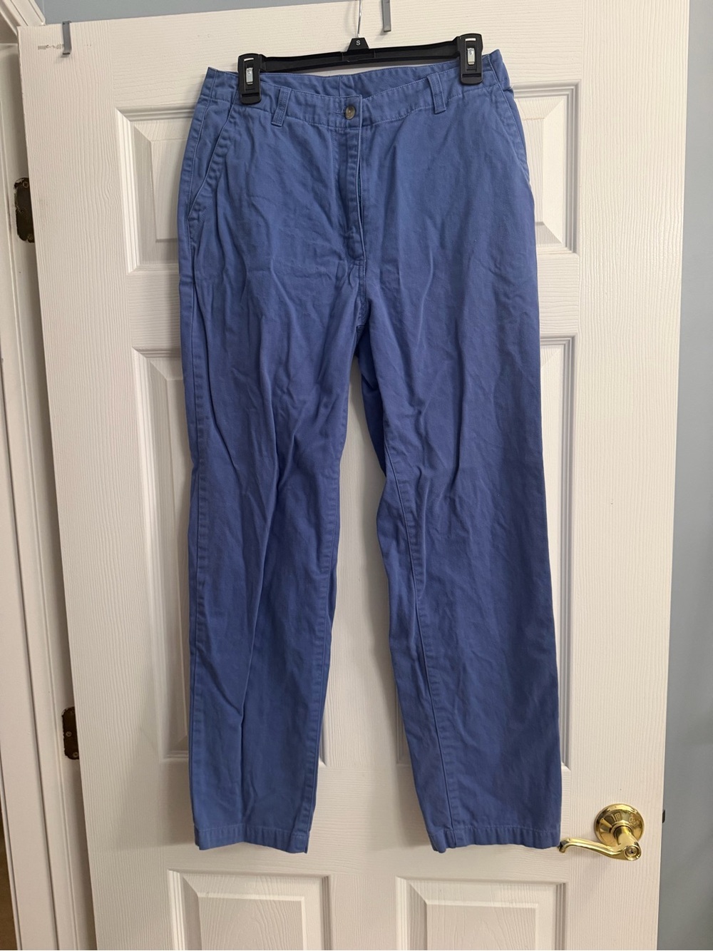 L.L. Bean Women's Blue Cotton Chinos